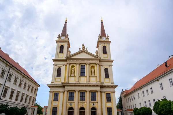 Kościół Matki Bożej Nawiedzenia Katedry Szombathely Węgry Zdjęcie Stockowe