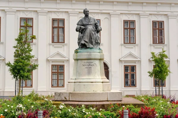 Άγαλμα Του Καθολικού Επισκόπου Felsoszopori Szily Janos Στη Szombathely Ουγγαρία Royalty Free Φωτογραφίες Αρχείου