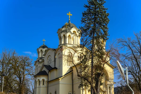 Saints Cyril Methodius Cathedral Ljubljana Slovenia Sunny Day — Stock Photo, Image