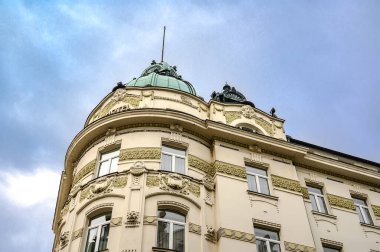 LJUBLJANA, SLOVENIA - 15 Şubat 2022: Ljubljana, Slovenya 'da Otel