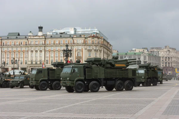 Ensayo del desfile de Rusia — Foto de Stock