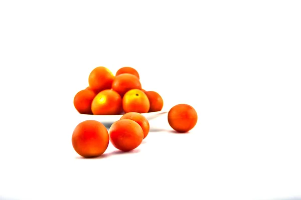 Małe pomidory — Zdjęcie stockowe