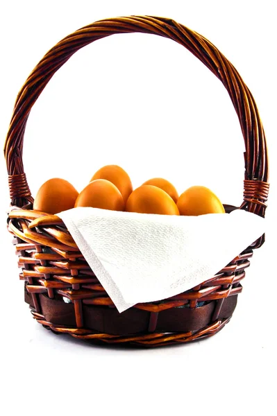 Bag with eggs — Stock Photo, Image