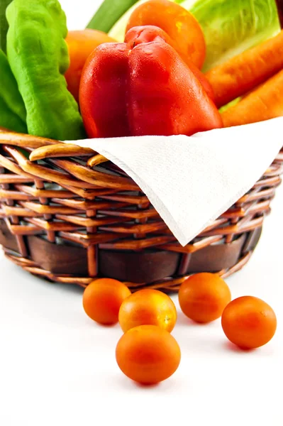 Bag with vegetables — Stock Photo, Image