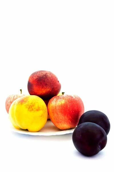 Fruit in a plate — Stock Photo, Image