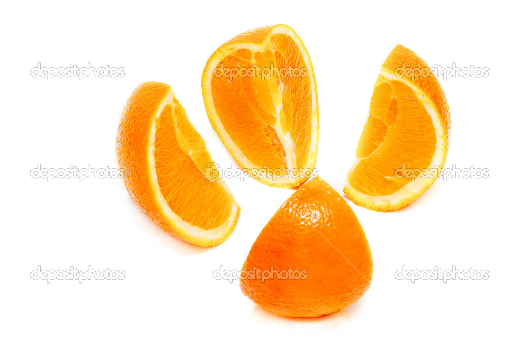 The orange cut on four part
