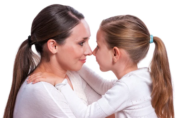 De vrouw met het kind — Stockfoto