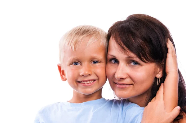 Die Frau mit dem Sohn — Stockfoto