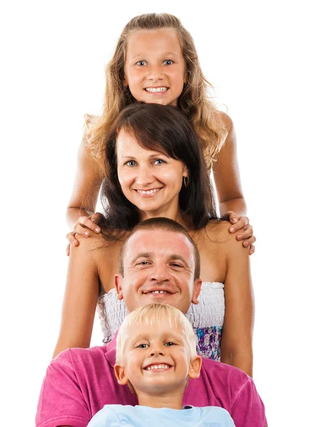 Cheerful family Stock Photo