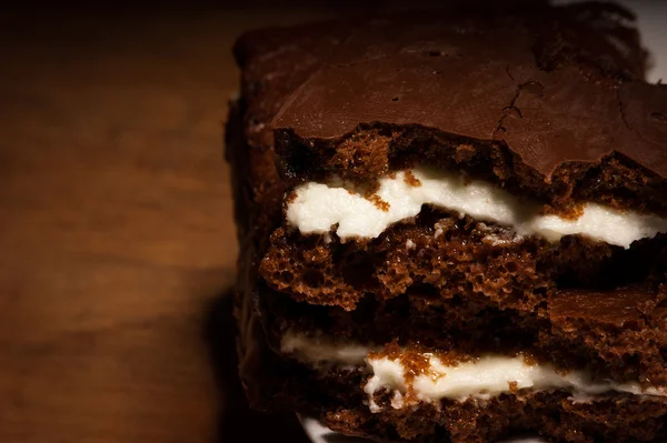 Bolo de chocolate — Fotografia de Stock