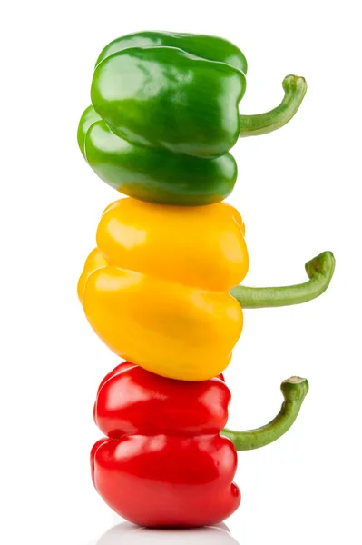 Rode, gele, groene peper — Stockfoto