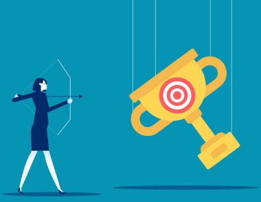 Kupadaki yay ile nişan al. Ödül yarışması konsepti, hedefleme ve pazarlama