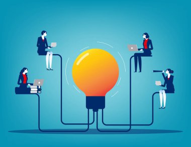 Çalışmak için fikir. Ortak ve ilişkiyi eşleştirecek yapay zeka