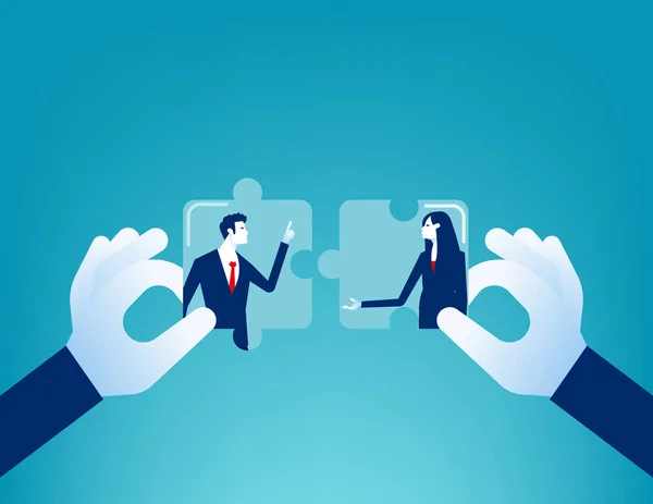 Connexions Contacts Tant Que Collaboration Sociale Coopération Entre Entreprises Offre — Image vectorielle