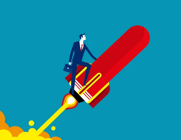 Starting Business Business Start Vector Illustration — 图库矢量图片