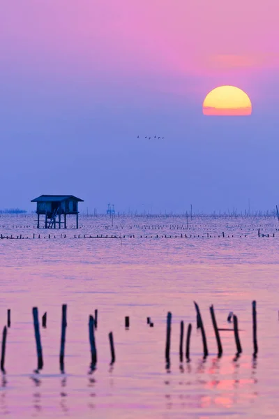 Sabah Denizinin Parlak Mavi Altının Fotoğrafı — Stok fotoğraf