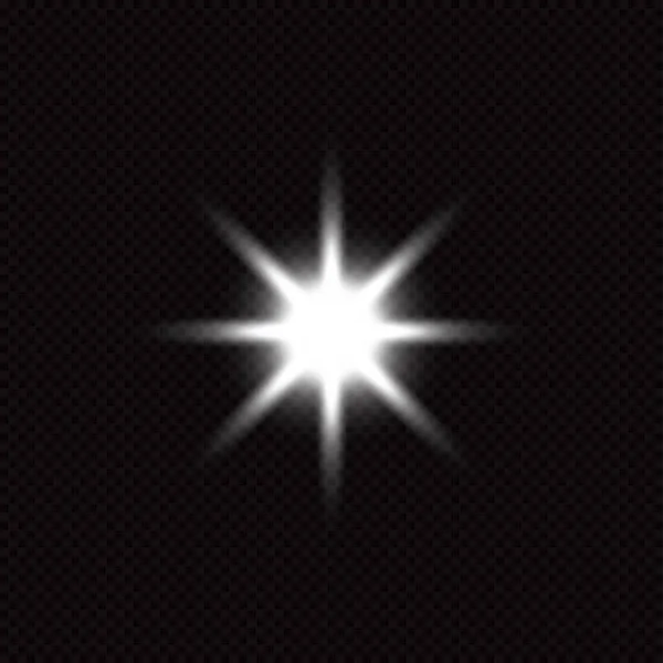 Творческая Векторная Иллюстрация Яркого Освещения Прожекторов Источников Света Изолированы Прозрачном — стоковый вектор