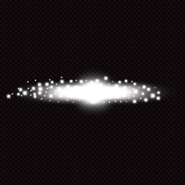 Parlak aydınlatma projektör yaratıcı vektör çizim seti, ışık kaynakları üzerinde şeffaf arka plan izole. Sanat Tasarım kiriş konser, sahne aydınlatma için. Soyut kavram grafik öğesi.