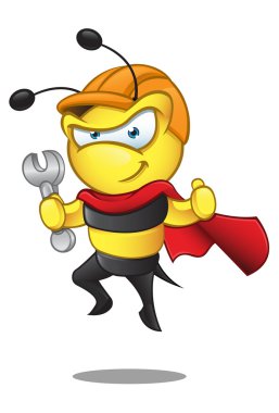 Süper bee - holding somun anahtarı