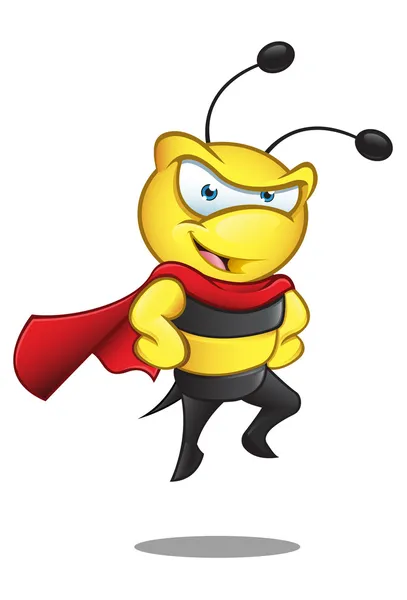 Super Bee with Hands On Hips — Zdjęcie stockowe
