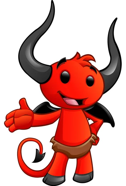 Personagem Diabo - # 9 — Vetor de Stock