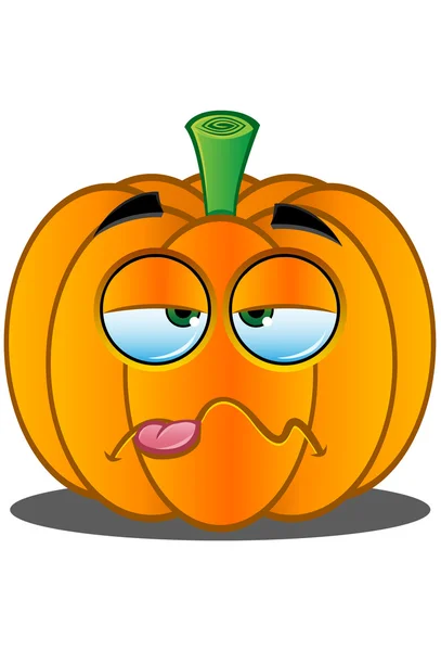 Jack-o'-Lantern Pumpkin Face - 14 — Stock Vector