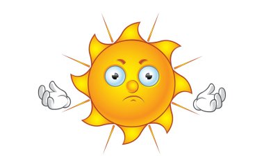 Güneş karakter - mutsuz