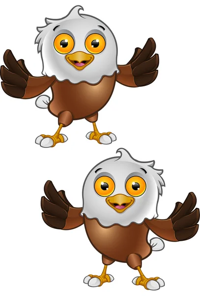 Bald Eagle Character 1 — Stock Vector