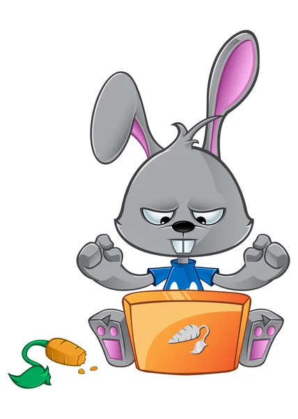 Cartoon Rabbit — Stock Vector