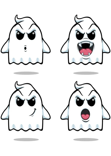 Naughty Ghost - Set 3 — Stock Vector