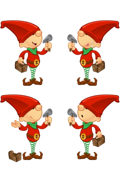 Червоного elf — стоковий вектор