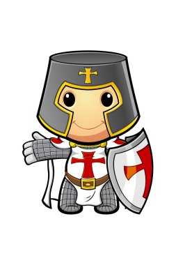 St george karikatür knight