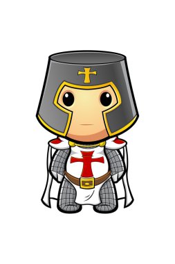 St george karikatür knight