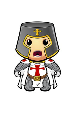 St george karikatür knight