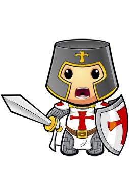 St george karikatür knight