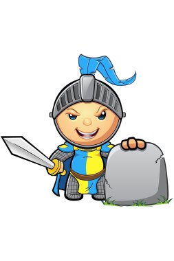 mavi ve sarı knight karakteri