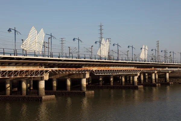 Brücke in el puerto de santa maria, andalusien spanien — Stockfoto