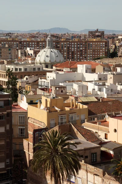 Vista sobre a cidade de Cartagena, Espanha — Fotografia de Stock