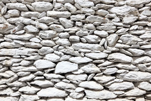 Parede de pedra pintada branca — Fotografia de Stock