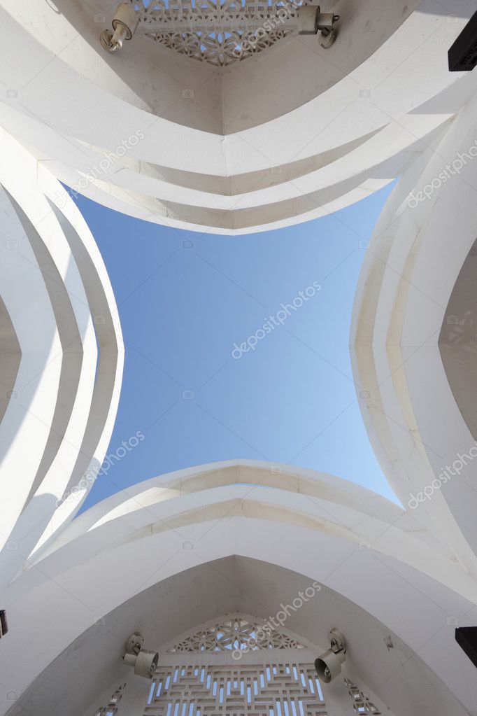 Islamic Monument In The City Of Doha Qatar Stock Photo