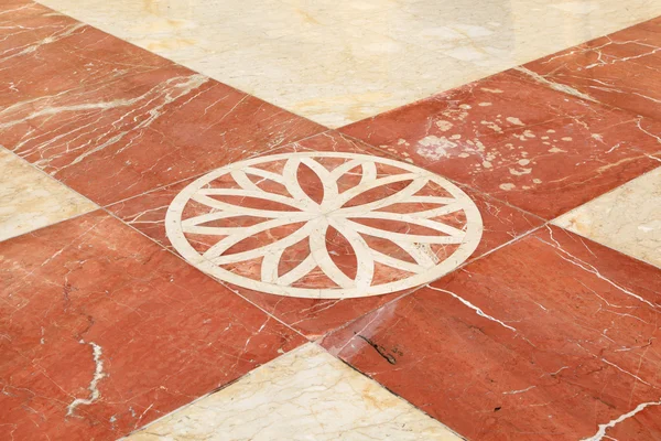 Mosaic on the floor of Qatar State Grand Mosque in Doha — Stock Photo, Image