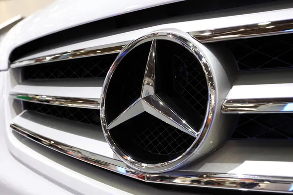 Mercedes benz λογότυπο Εικόνα Αρχείου
