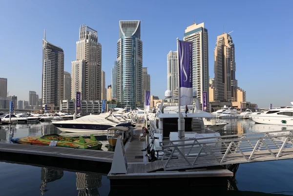 Dubai marina, Zjednoczone Emiraty Arabskie — Zdjęcie stockowe