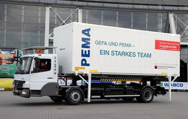 Mercedes Benz Wiesel Container Truck — Stockfoto