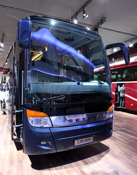 SETRA 416 s www.youtube.com otobüs uluslararası motor Show'da — Stok fotoğraf