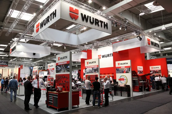 Wurth monter på internationella bilsalongen — Stockfoto