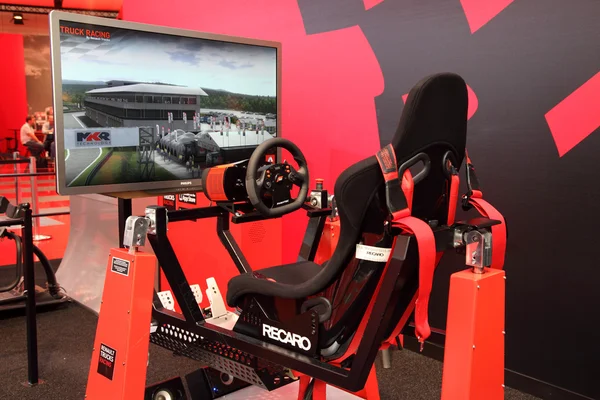 Renault race truck simulator — Stockfoto