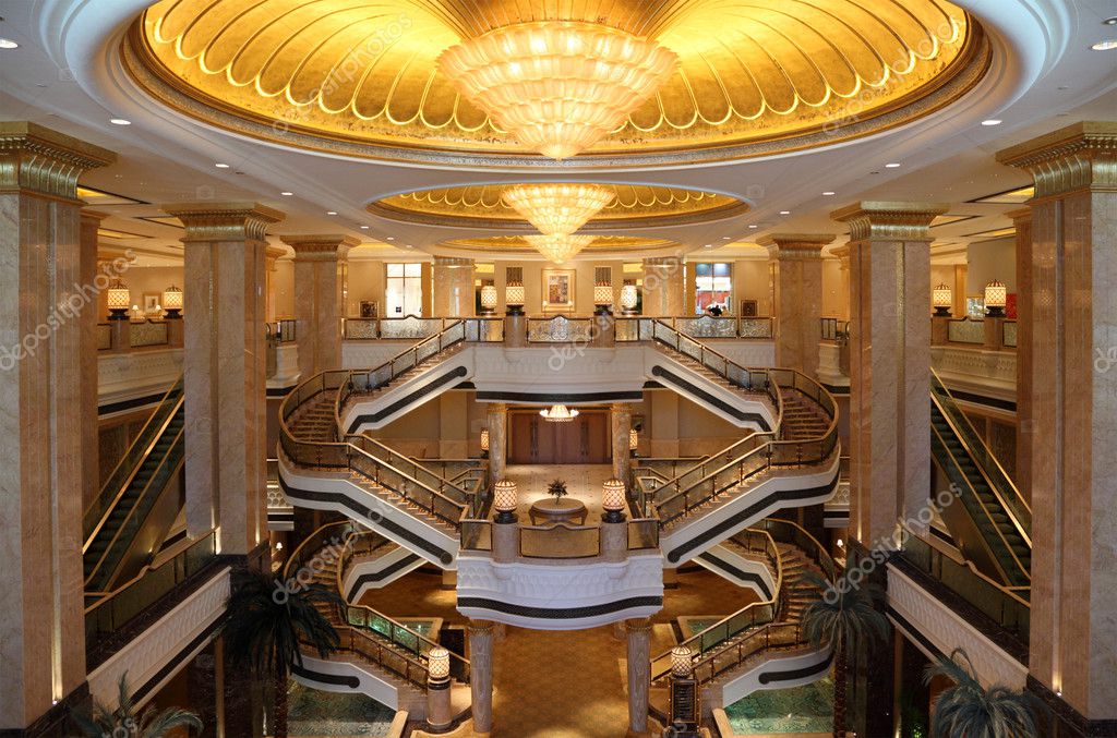 Interior Of The Emirates Palace In Abu Dhabi United Arab