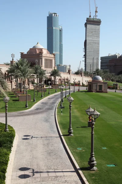 Der Emirates Palace in Abu Dhabi, Vereinigte Arabische Emirate — Stockfoto