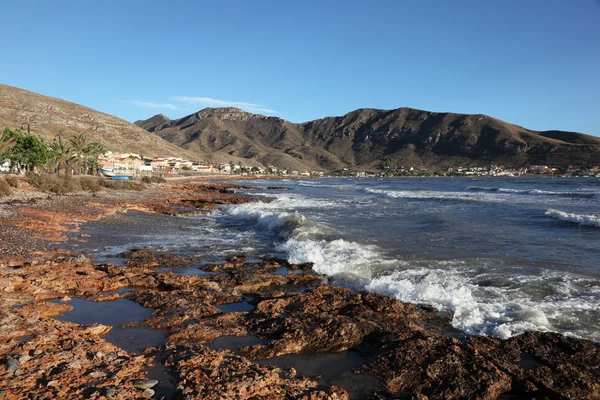 Beach la azohia, İspanya — Stok fotoğraf